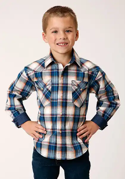 Boy's Roper Snap Front Shirt #03-030-0062-0754-C