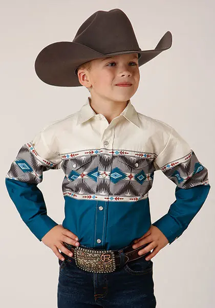 Boy's Roper Snap Front Shirt #03-030-0431-0609-C