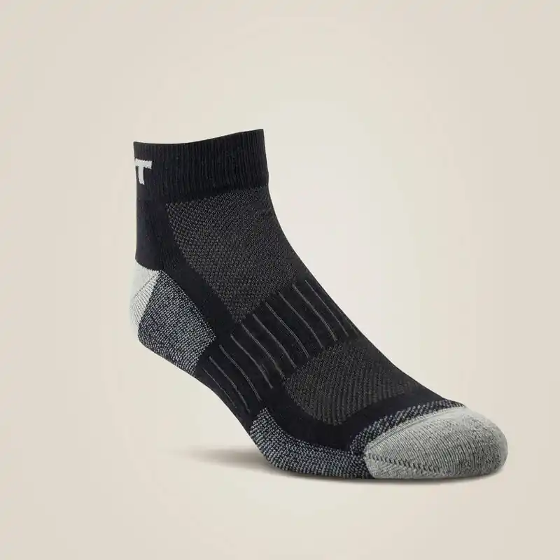 Men's Ariat High Performance 3-Pack Crew Tek Work Socks #10038266