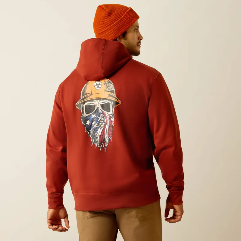 Men's Ariat Rebar Born For This Full Zip Hoodie #10052756X-C