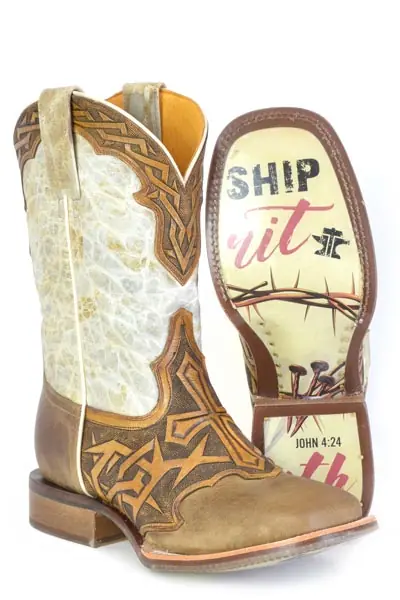 Men's Tin Haul Cross & Thorns Western Boot #14-020-0077-0520