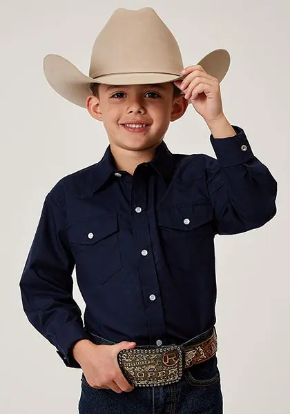 Boy's Roper Snap Front Shirt #01-030-0025-0370