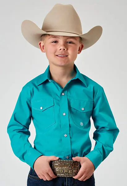 Boy's Roper Snap Front Shirt #03-030-0265-2106