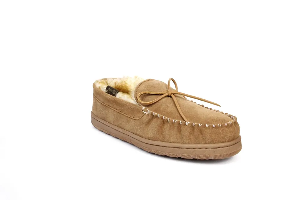 Men’s SuperLamb Moccasin Slipper #SL002-C