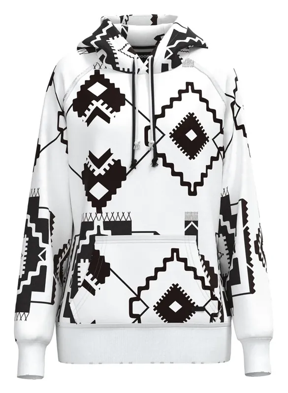 Women's Hooey Chaparral Hoody #HH1245-WHBK-C