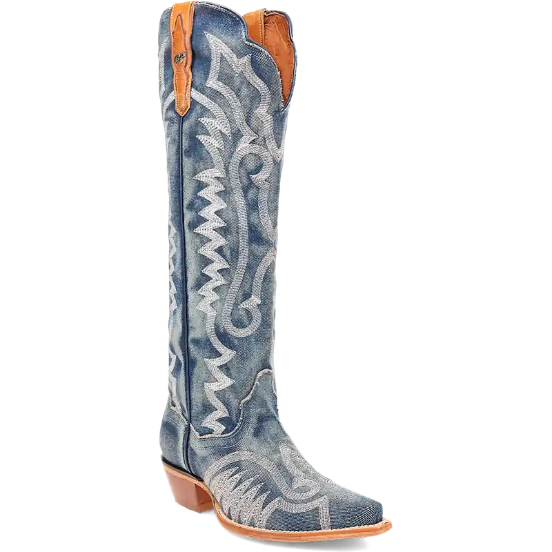 Women's Dan Post Denim Darlin' Western Boot #DP5108