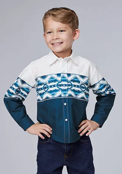 Boy's Roper Snap Front Shirt #03-030-0431-0410