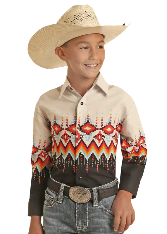 Boy's Panhandle Snap Front Shirt #SBN2S03219
