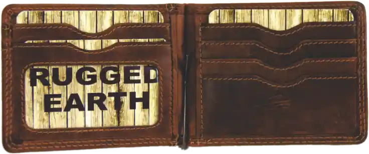 Men's Rugged Earth Money Clip Wallet #990018