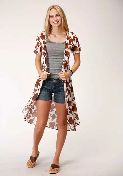 Women's Roper Duster Cardigan #03-500-0590-4059BR-C