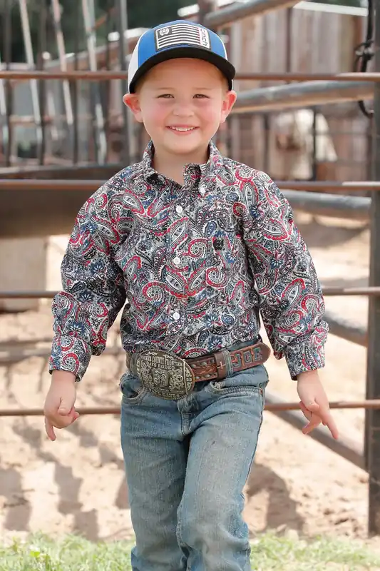 Boy's Cinch Button Down Shirt #MTW7060346