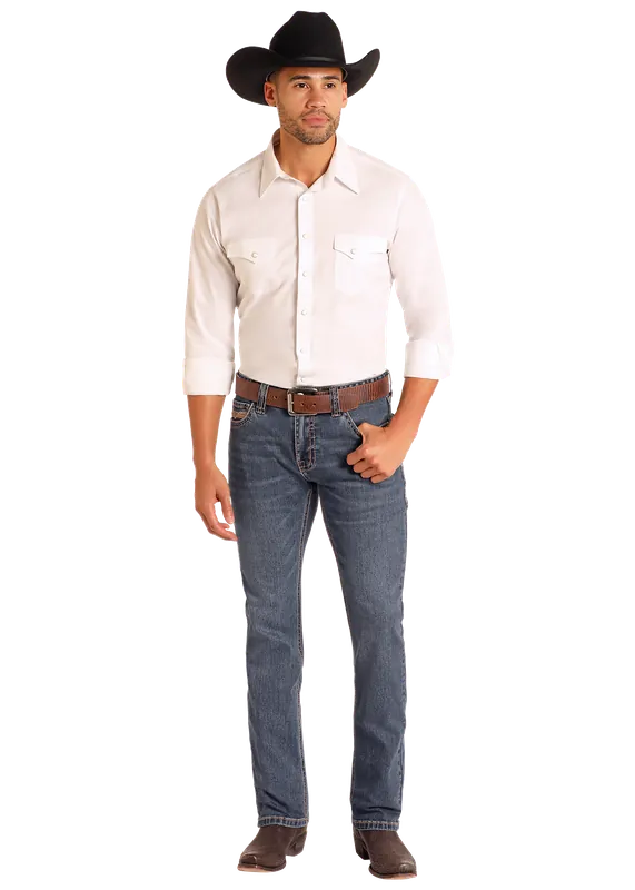Men's Rock & Roll Cowboy Revolver Jean #BM1RD04867