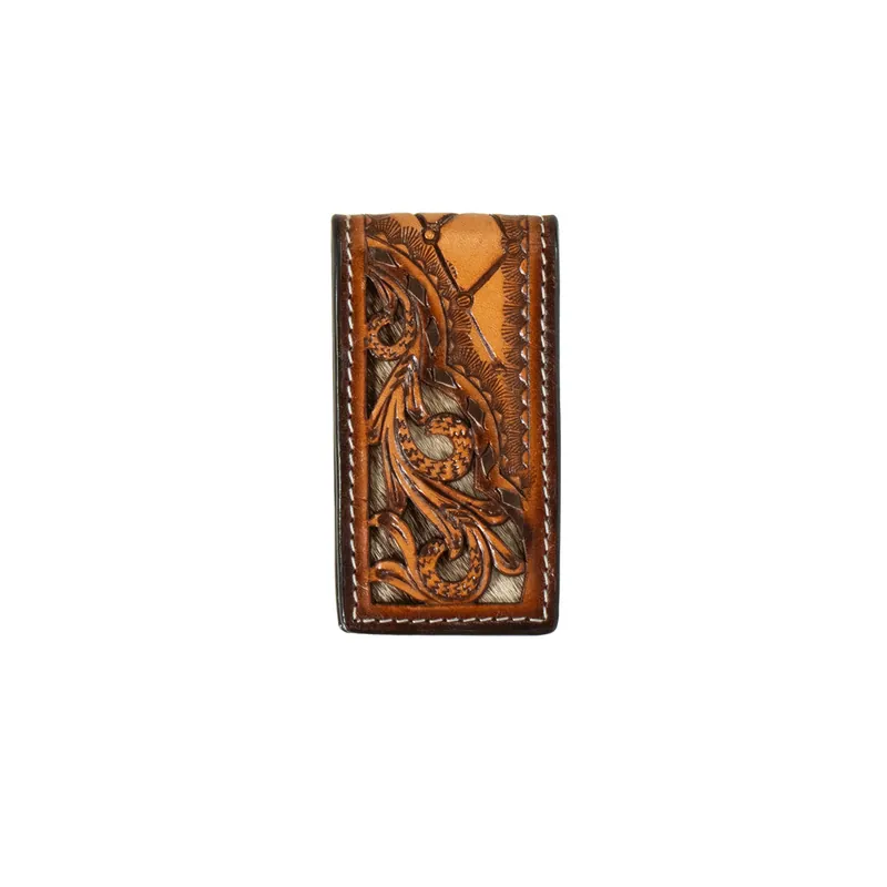 Men's 3D Leather Money Clip #D250014408