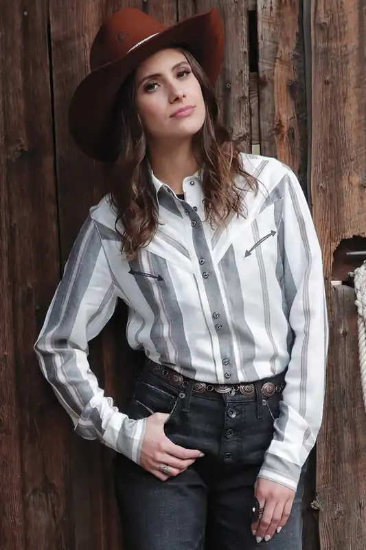 Women's Cruel Girl Snap Front Shirt #CTW7466005 - CINCH