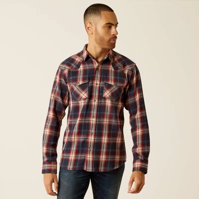 Men's Ariat Hardy Retro Fit Snap Front Shirt #10052321-C