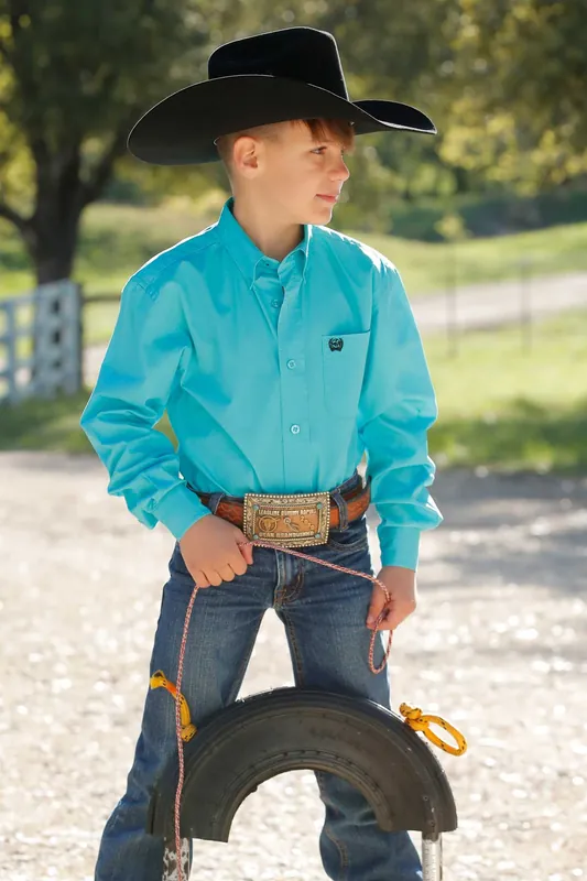 Boy's Cinch Button Down Shirt #MTW7060374