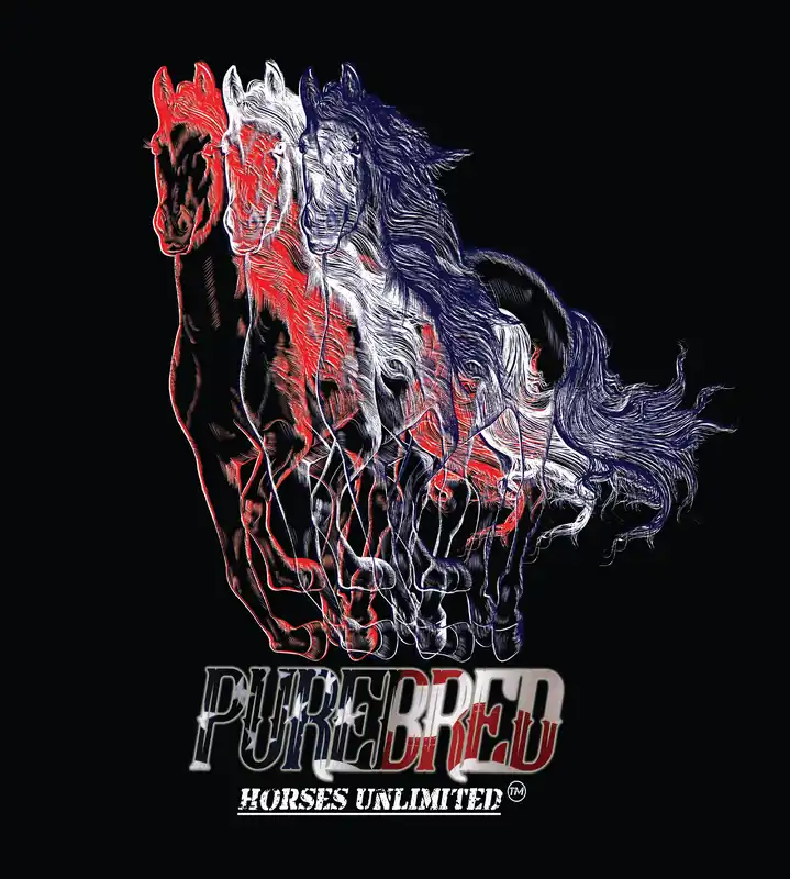 Men's Horses Unlimited Purebred T-Shirt #UH-7653-C