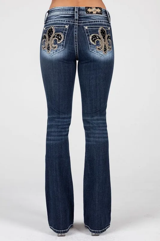 Women's Miss Me Bootcut Jean #M9234B-C