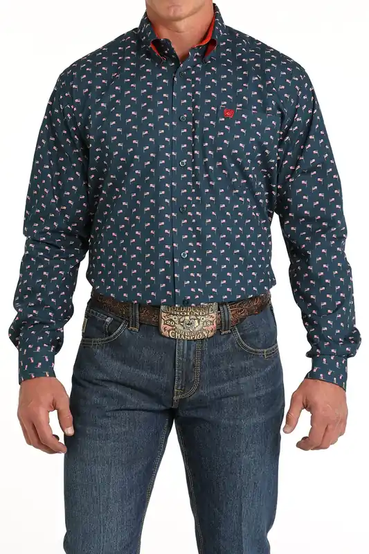 Men's Cinch Button Down Shirt #MTW1105806-C
