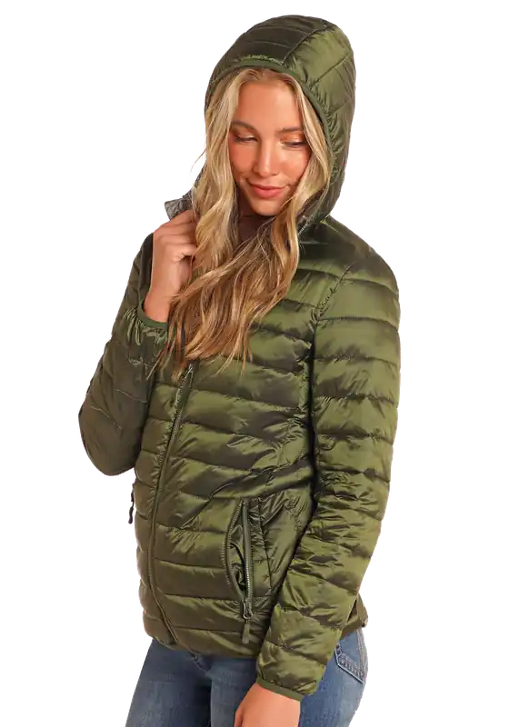 Women's Powder River Puffer Jacket #DW92C04159-C