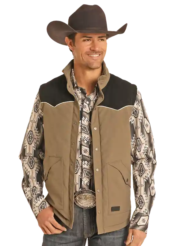 Men's Powder River Vintage 46 Puffer Vest #VM98C04410-C