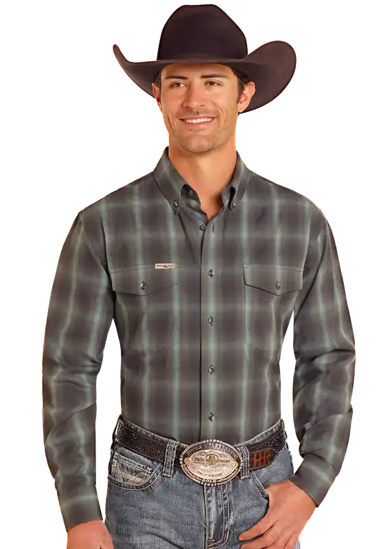 Men's Powder River Button Down Shirt #DXN2S04205