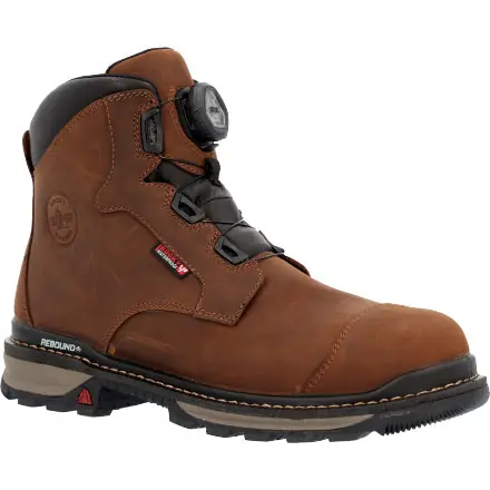 Men's Rocky Rams Horn BOA Composite Toe Waterproof Work Boot #RKK0390