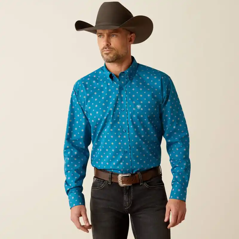 Men's Ariat Paxton Classic Fit Button Down Shirt #10053869-C