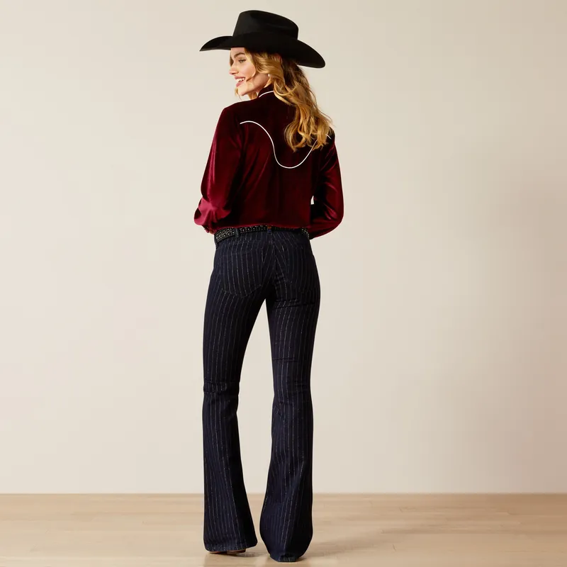 Women's Ariat Perfect Rise Jasmine Flare Jean #10053532-C
