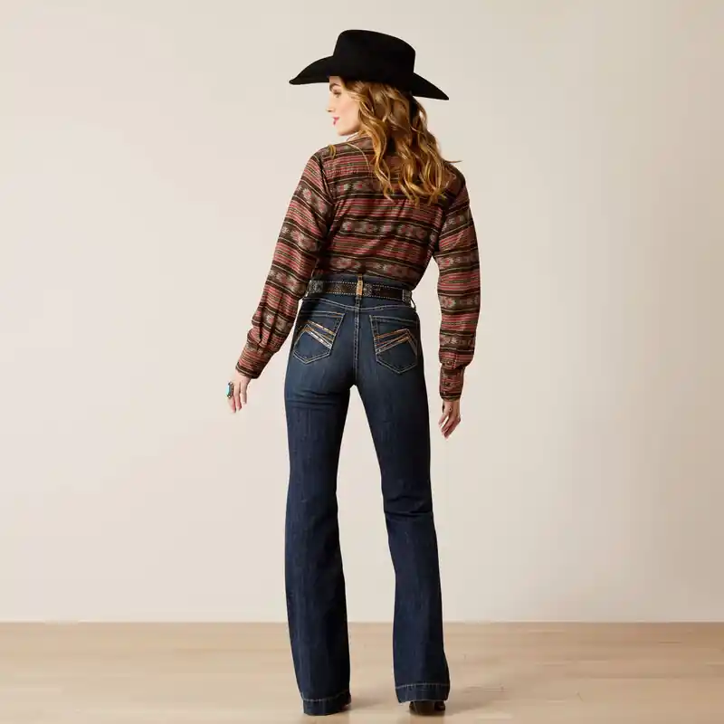 Women's Ariat High Rise Kimber Slim Trouser Jeans #10053537-C