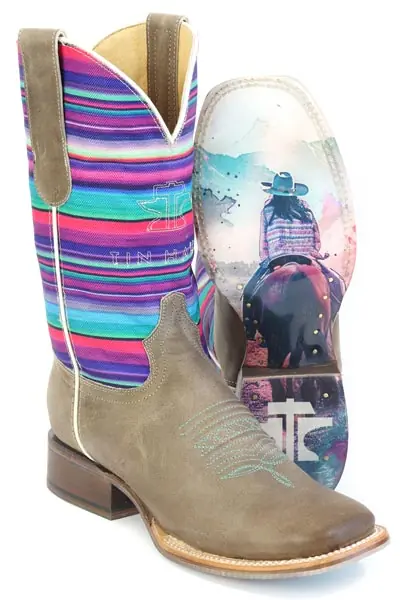 Women's Tin Haul Cowgirl Attitude Western Boot #14-021-0101-5063