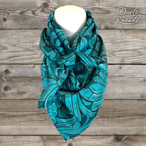 Dusti Rhoads Saddle Up Silk Wild Rag