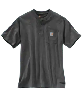 Men's Carhartt Loose Fit Heavyweight Pocket Henley T-Shirt #K84