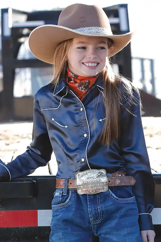 Girl's Cruel Girl Snap Front Shirt #CTW3370025 - CINCH