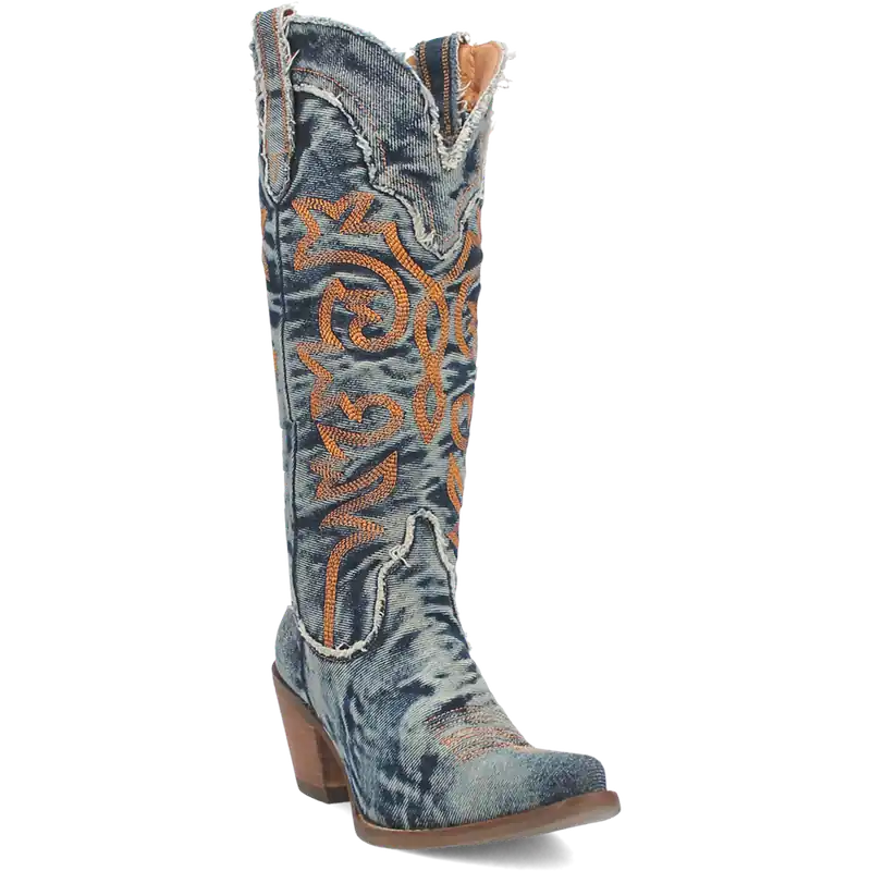 Women's Dingo Texas Tornado Western Boot #DI943BL