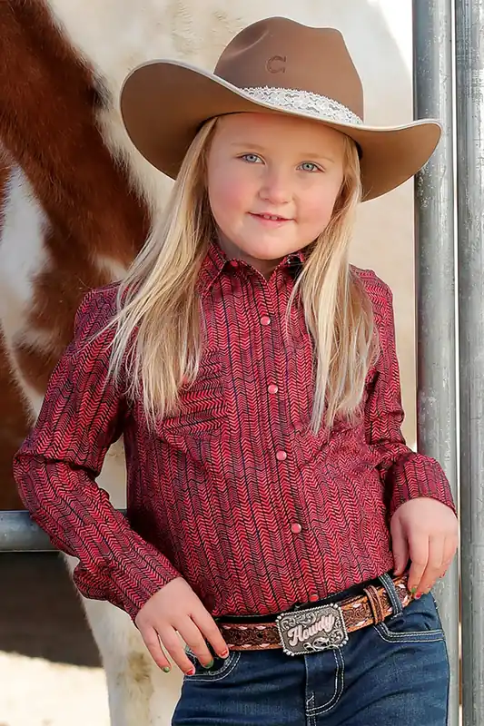 Girl's Cruel Girl Snap Front Shirt #CTW3230047 - CINCH