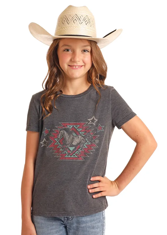 Girl's Rock & Roll Cowgirl T-Shirt #BG21T06106