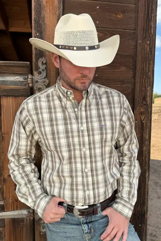 Men's Drover Cowboy Threads Button Down Shirt #D150