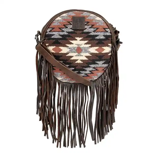 Women's STS Ranchwear Guadalupe Serape Sage Crossbody #STS34751