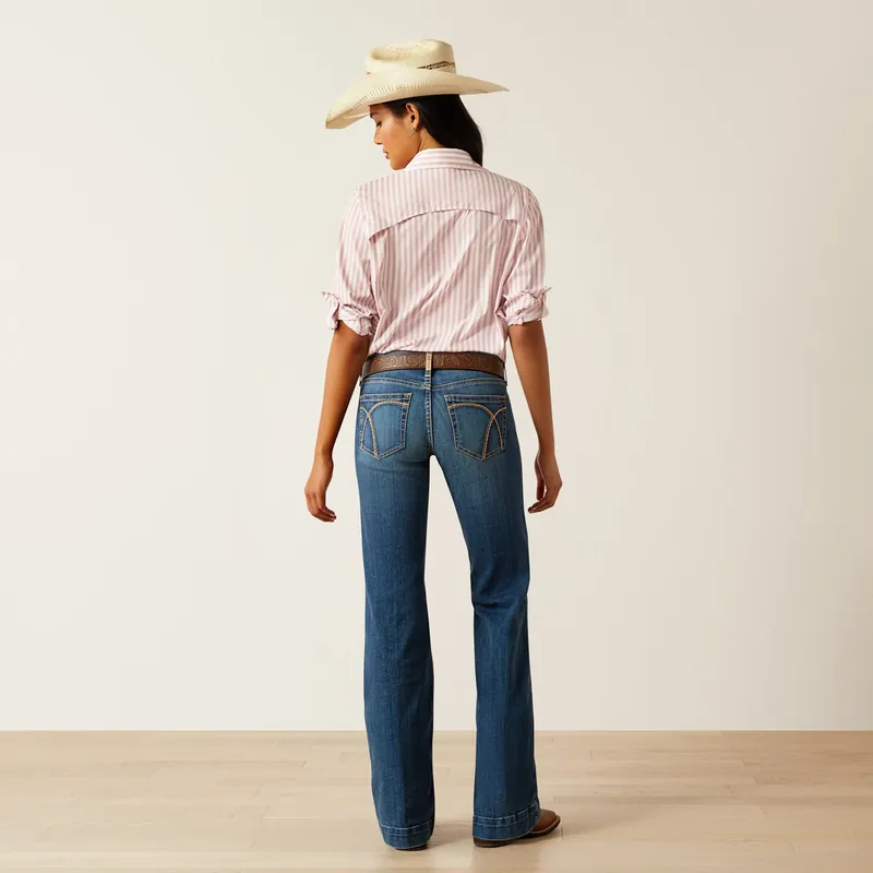 Women's Ariat Mid Rise Hasley Slim Trouser Jean #10058920-C