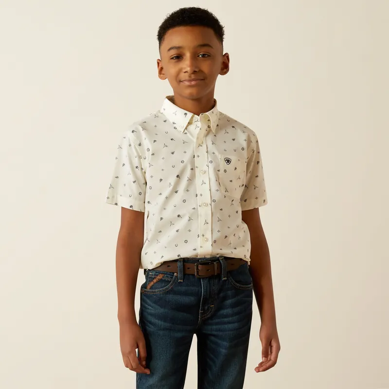Boy's Ariat Colter Classic Fit Button Down Shirt #10054782 - High Country Western Wear