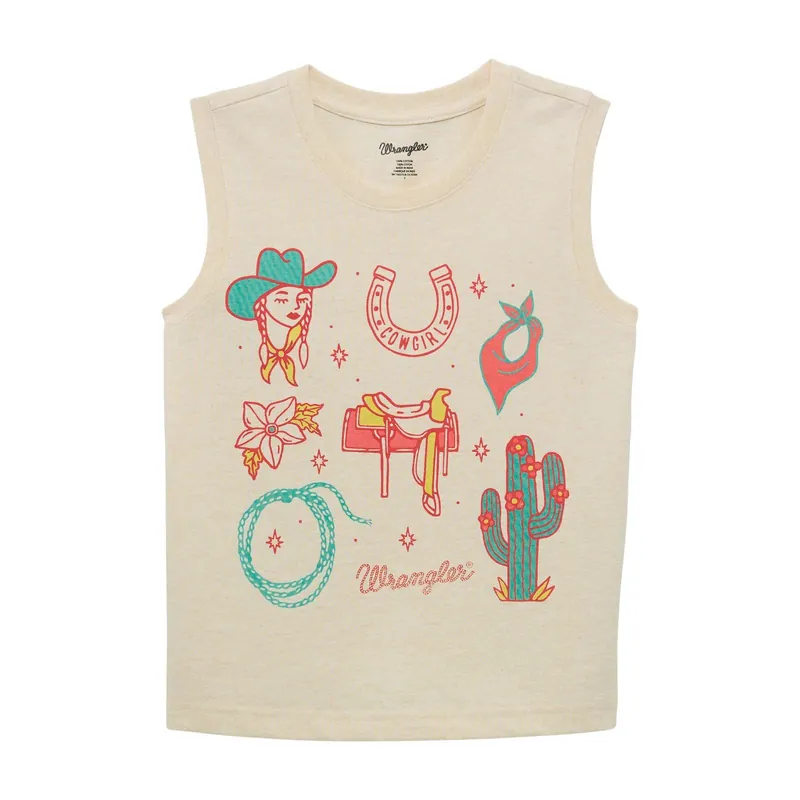 Girl's Wrangler Graphic Tank #112364326
