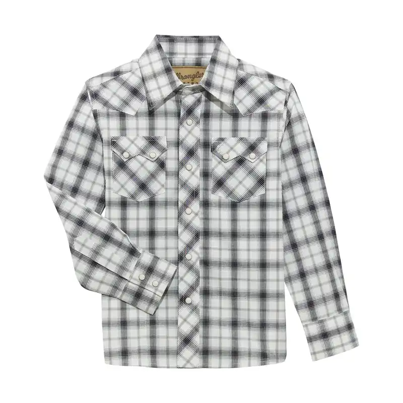 Boy's Wrangler Retro Snap Front Shirt #112365906