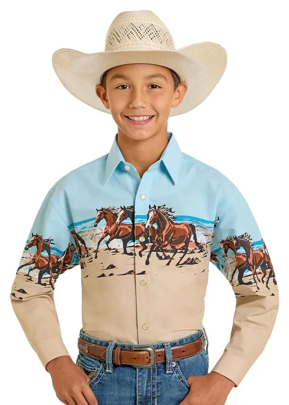 Boy's Panhandle Slim Snap Front Shirt #SBN2S06640
