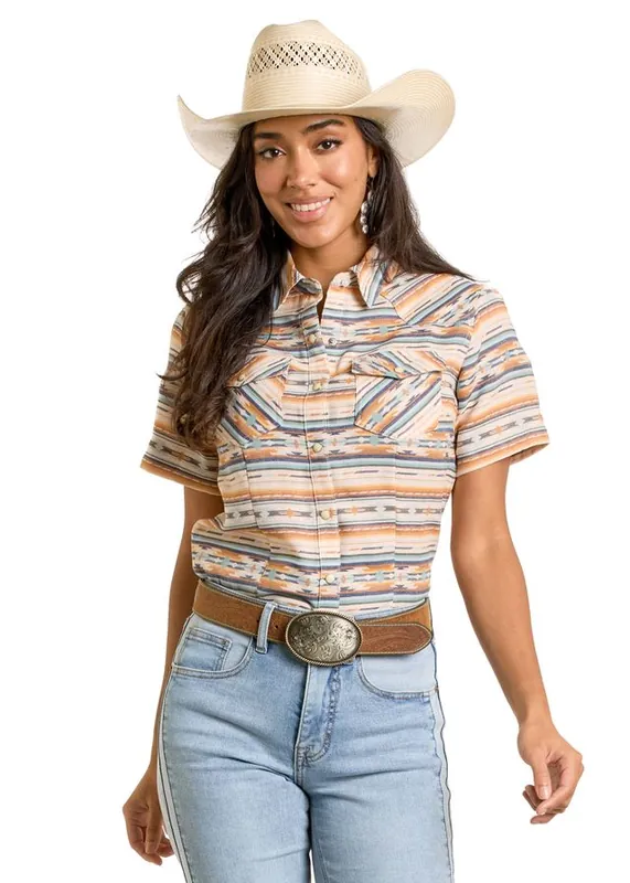 Women's Panhandle Slim Snap Front Shirt #LWN3S06680 - WHITE LABEL