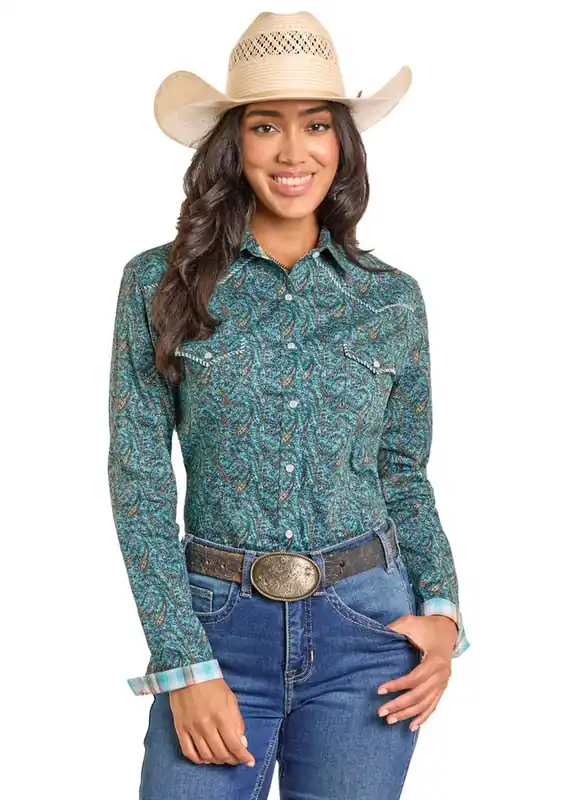 Women's Rough Stock Snap Front Shirt #RWN2S06541
