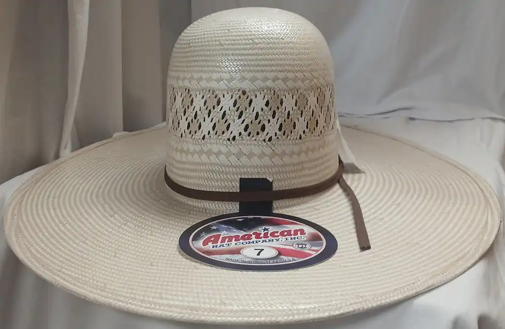 American Hat Co. 15X Straw Hat #1011S-2CCHOC