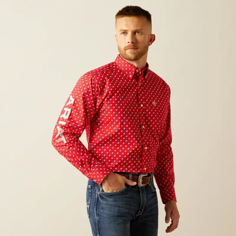 Men's Ariat Team Fallon Classic Fit Button Down Shirt #10058961