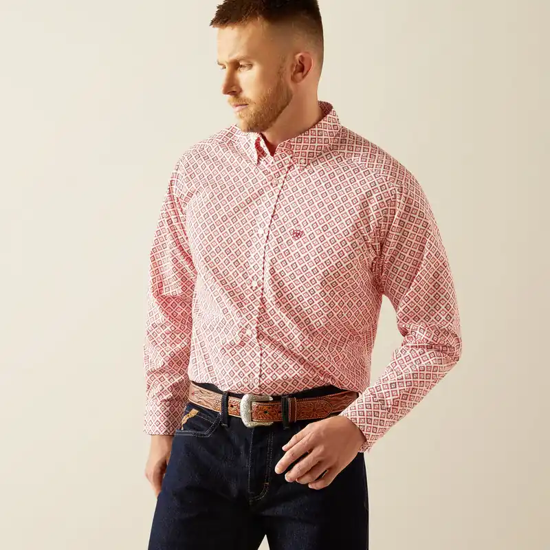 Men's Ariat Saylor Classic Fit Button Down Shirt #10058966X