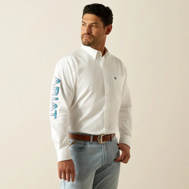 Men's Ariat Team Logo Twill Classic Fit Button Down Shirt #10059132X